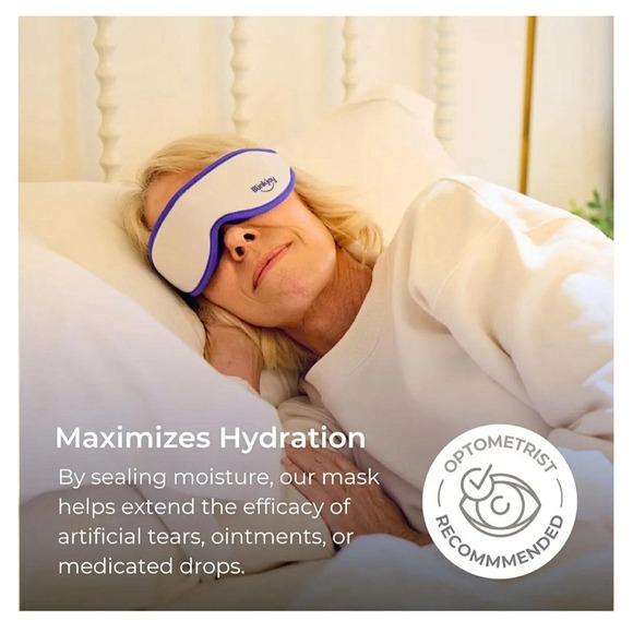 Blinkjoy Hydrating Sleep Mask 2nd Gen Dry Eye Night Mask w/ Case & Box - Picture 9 of 16